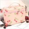 Large-capacity waterproof travel, fresh and cute, portable hand-held makeup brush, cosmetics storage, fashionable ins makeup bag Specification image